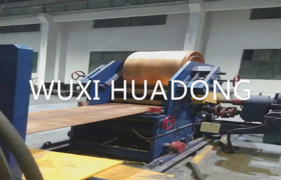 เครื่องหล่อต่อเนื่องแบบรางทองแดงแนวนอนพร้อมเตาหลอมและเตาหลอม